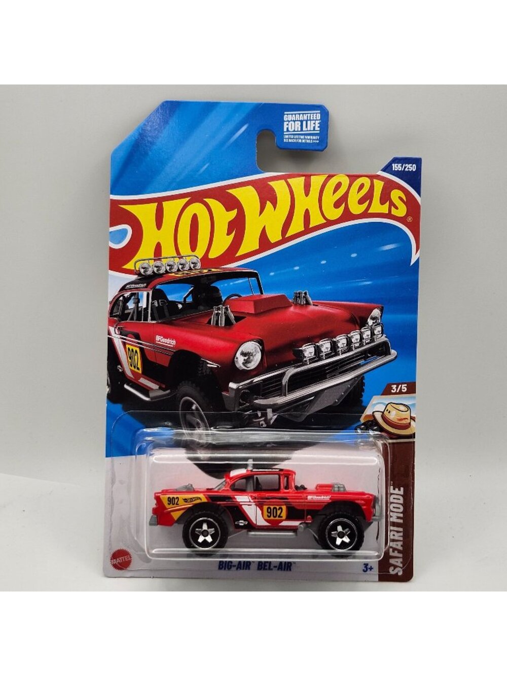 Hot Wheels Big Air Bel Air Red Safari Mode 3/5 155/250